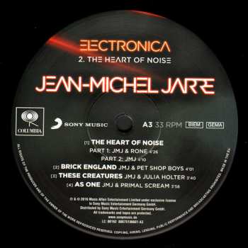 2LP Jean-Michel Jarre: Electronica 2 - The Heart Of Noise