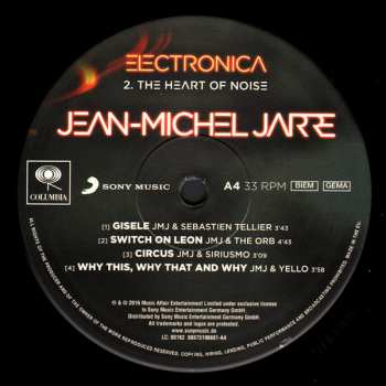 2LP Jean-Michel Jarre: Electronica 2 - The Heart Of Noise