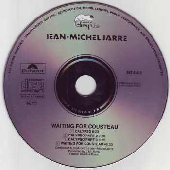 CD Jean-Michel Jarre: Waiting For Cousteau