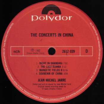 2LP Jean-Michel Jarre: The Concerts In China
