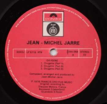 LP Jean-Michel Jarre: Oxygene