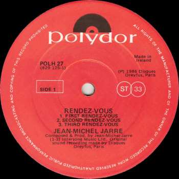 LP Jean-Michel Jarre: Rendez-Vous