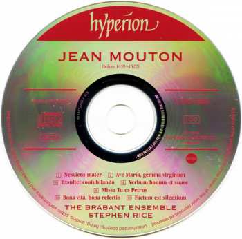 CD Jean Mouton: Missa Tu Es Petrus