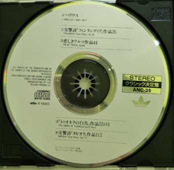 CD Berliner Philharmoniker: Finlandia, Op.26 No.7/ Valse Triste, Op.44/The Swan Of Tuonela Op.22 No.3/Tapiola, Op.112