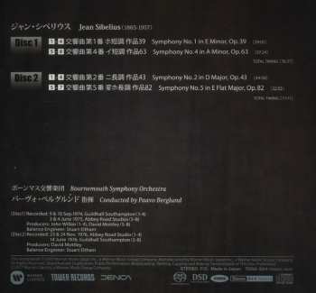 Set di cofanetti/4SACD Jean Sibelius: Complete Symphonies LTD
