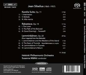 SACD Jean Sibelius: Karelia Sutie / Rakastava / Lemminkäinen