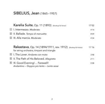 SACD Jean Sibelius: Karelia Sutie / Rakastava / Lemminkäinen