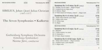 4CD Göteborgs Symfoniker: The Seven Symphonies; Kullervo