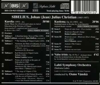 CD Jean Sibelius: Karelia - Complete Score / Kuolema - Incidental Music