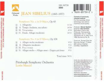 CD Jean Sibelius: Sibelius - Symphonies Nos. 2 & 6