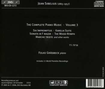 CD Jean Sibelius: Marche Triste - Complete Piano Music • Volume 3