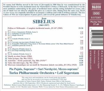 CD Jean Sibelius: Pelléas Et Mélisande / Musik Zu Einer Szene / Valse Lyrique / Valse Chevaleresque / Morceau Romantique