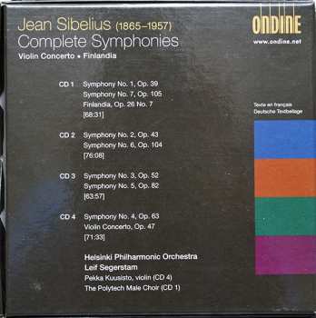 4CD/Set di cofanetti Jean Sibelius: Sibelius Complete Symphonies • Violin Concerto • Finlandia