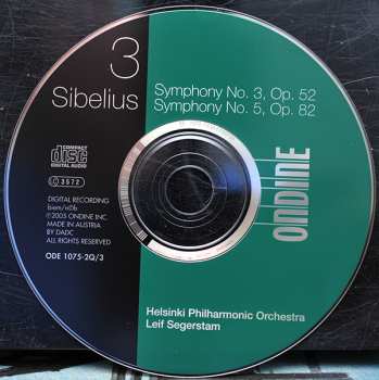 4CD/Set di cofanetti Jean Sibelius: Sibelius Complete Symphonies • Violin Concerto • Finlandia