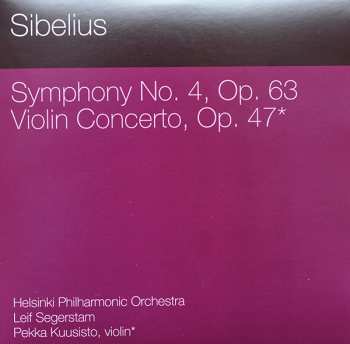 4CD/Set di cofanetti Jean Sibelius: Sibelius Complete Symphonies • Violin Concerto • Finlandia