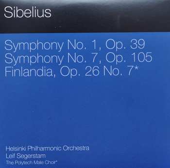 4CD/Set di cofanetti Jean Sibelius: Sibelius Complete Symphonies • Violin Concerto • Finlandia