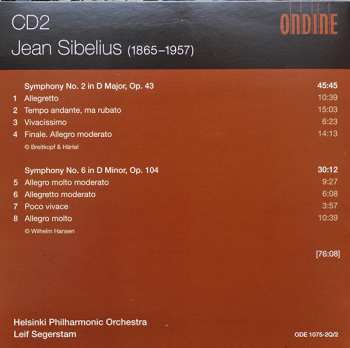 4CD/Set di cofanetti Jean Sibelius: Sibelius Complete Symphonies • Violin Concerto • Finlandia