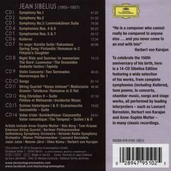 14CD/Set di cofanetti Jean Sibelius: Sibelius Edition LTD