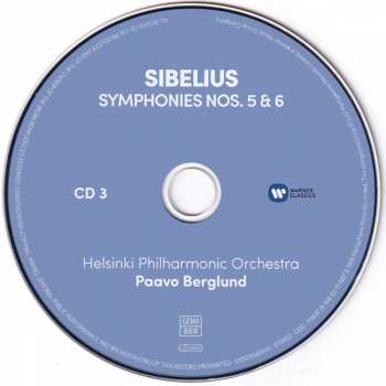 5CD Jean Sibelius: Symphonies  1-7 / Finlandia / The Oceanides / Tapiola / Kullervo