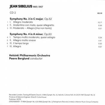 5CD Jean Sibelius: Symphonies  1-7 / Finlandia / The Oceanides / Tapiola / Kullervo