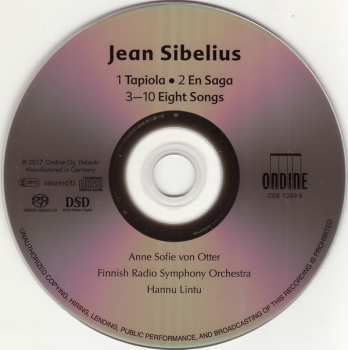 SACD Anne Sofie Von Otter: Tapiola | En Saga | 8 Songs