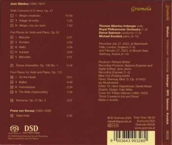 SACD Jean Sibelius: Violinkonzert, Violinstücke