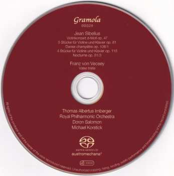 SACD Jean Sibelius: Violinkonzert, Violinstücke