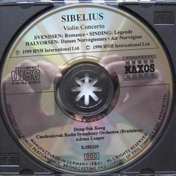 CD Jean Sibelius: Violin Concerto / Romance / Danses Norvégiennes / Légende /Air Norvégien