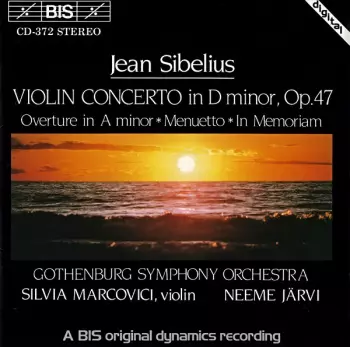 Violin Concerto In D Minor, Op.47 (Overture In A Minor ✱ Menuetto ✱ In Memoriam)