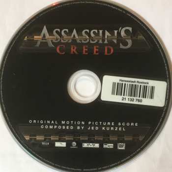 CD Jed Kurzel: Assassin's Creed (Original Motion Picture Score)