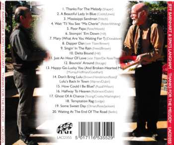 CD Jeff Barnhart: Thanks For The Melody