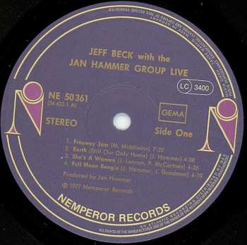 LP Jeff Beck: Live
