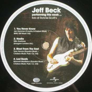 3LP Jeff Beck: Jeff Beck Performing This Week...Live At Ronnie Scott's LTD | CLR