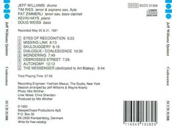 CD Jeff Williams Quintet: Coalescence