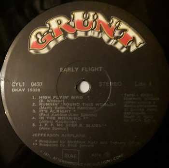 LP Jefferson Airplane: Early Flight