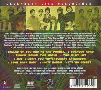 CD Jefferson Airplane: Live... California State University '67