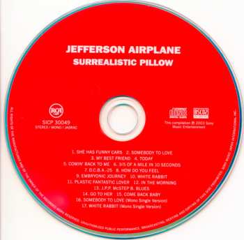 CD Jefferson Airplane: Surrealistic Pillow