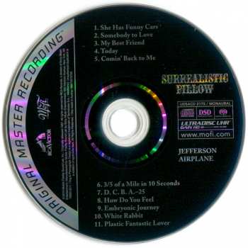 SACD Jefferson Airplane: Surrealistic Pillow LTD | NUM