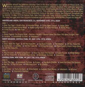 6CD/Set di cofanetti Jefferson Starship: 70's Broadcast Collection