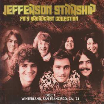 6CD/Set di cofanetti Jefferson Starship: 70's Broadcast Collection