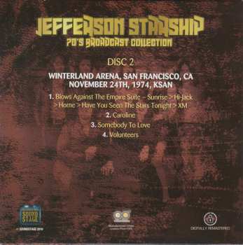 6CD/Set di cofanetti Jefferson Starship: 70's Broadcast Collection