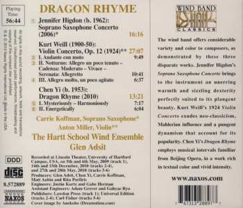 CD Kurt Weill: Dragon Rhyme