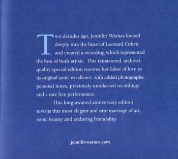 CD Jennifer Warnes: Famous Blue Raincoat (The Songs Of Leonard Cohen)