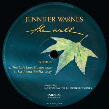 3LP/Set di cofanetti Jennifer Warnes: The Well LTD