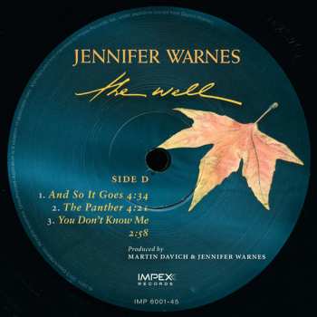 3LP/Set di cofanetti Jennifer Warnes: The Well LTD