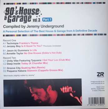 2LP Jeremy 'Underground Paris': 90's House & Garage Vol.3 (Part 1)