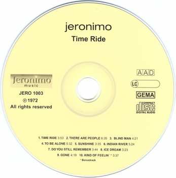 CD Jeronimo: Time Ride