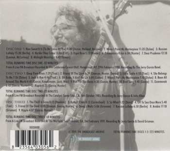 3CD/Set di cofanetti Jerry Garcia: The Broadcast Archives