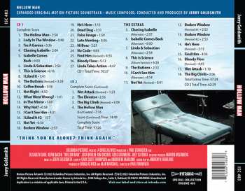 2CD Jerry Goldsmith: Hollow Man (Expanded Original Motion Picture Soundtrack)