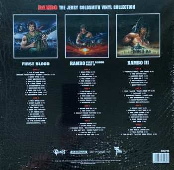 5LP/Set di cofanetti Jerry Goldsmith: Rambo: The Jerry Goldsmith Vinyl Collection LTD | CLR